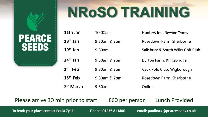 NRoSO Training Dates 2024